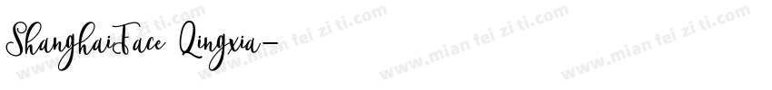 ShanghaiFace Qingxia字体转换